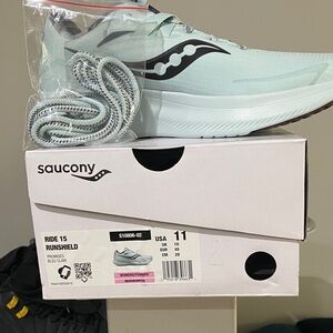 Saucony Women's Ride 15 Running Shoes - Light Blue